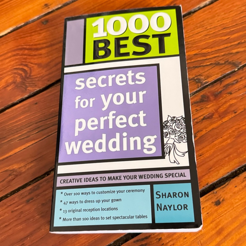 🧩 4/$20 1000 Best Kept Secrets for Your Perfect Wedding Book by Sharon Naylor